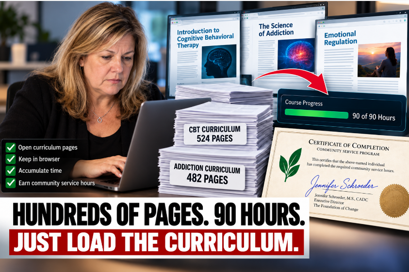 AI-Generated Therapy, a Counselor’s Name and “Community Service” Hours: The Foundation of Change’s Curriculum Raises More Questions