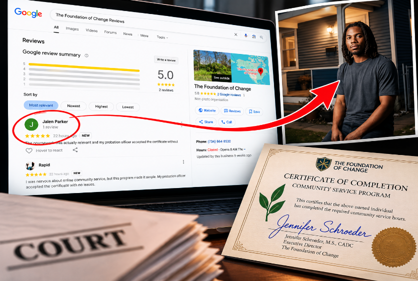 A Five-Star Review Said Probation Accepted the Certificate. The Reviewer Was the Founder