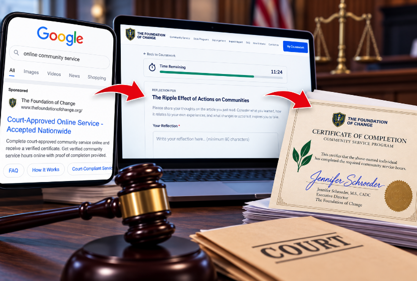 From Google Ad to Court Certificate: Inside The Foundation of Change's Business Model